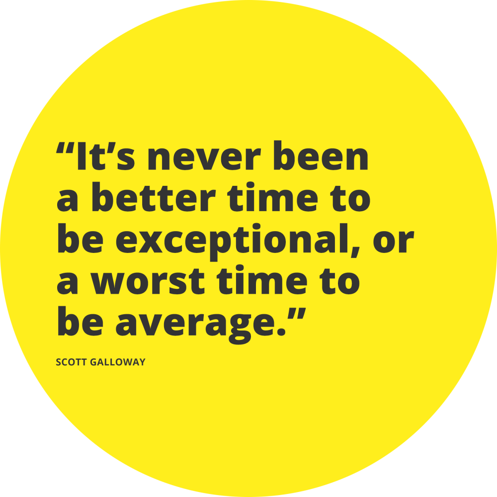 Be exceptional …