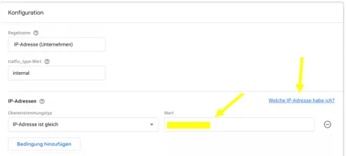 GA4 Backend - IP-Adressen
