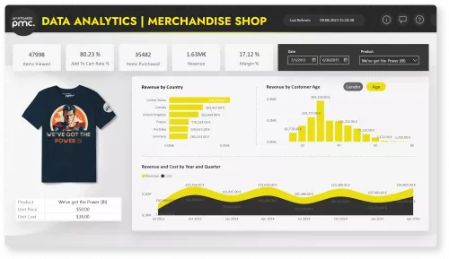 Power BI Showcase MockUp