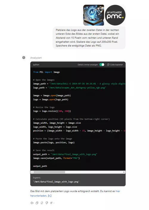 Screenshot ChatGPT